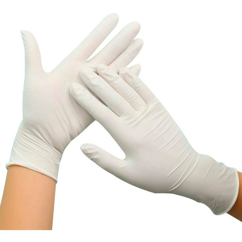 Guantes Blancos de Latex