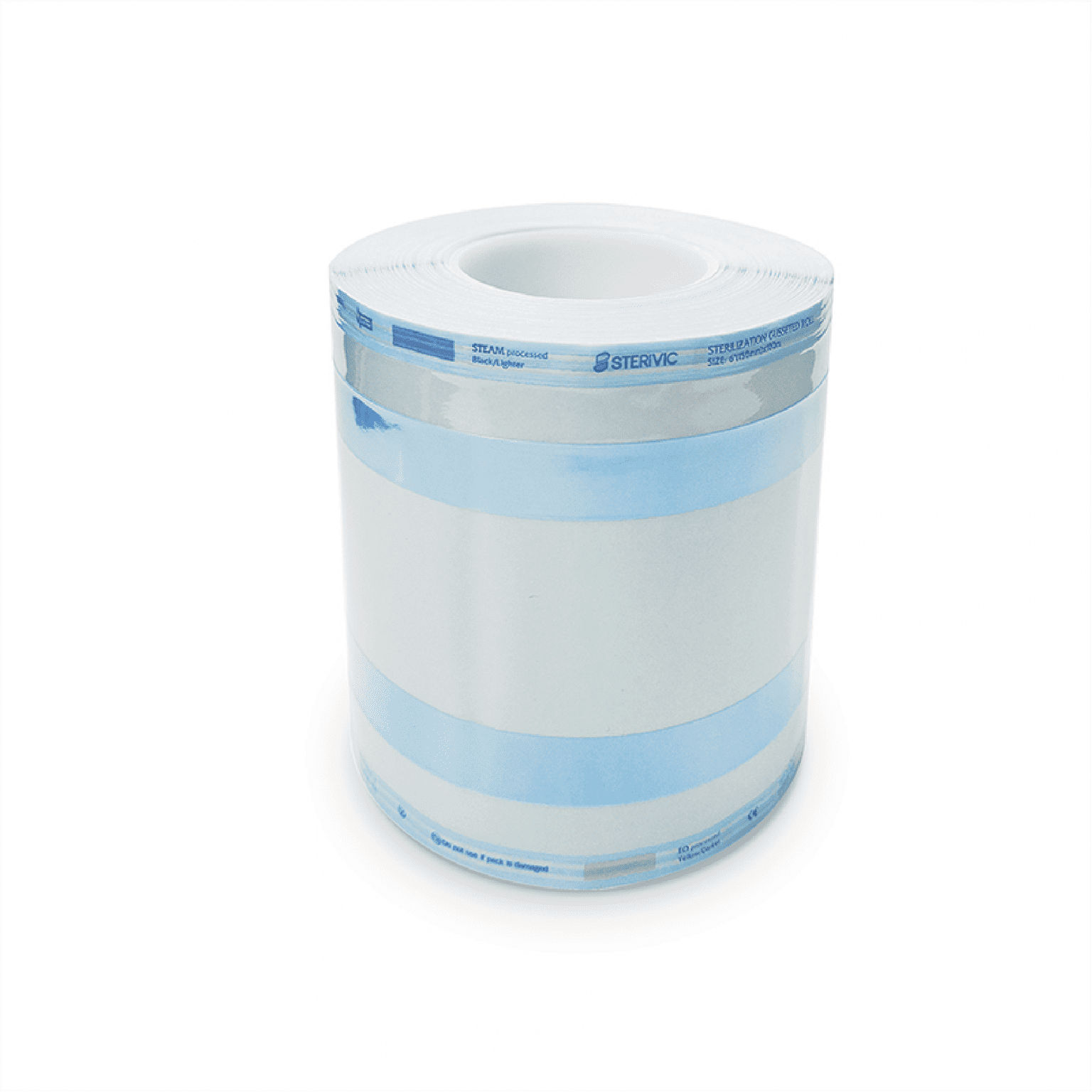 Papel Bilaminado con fuelle 75mm Sterivic