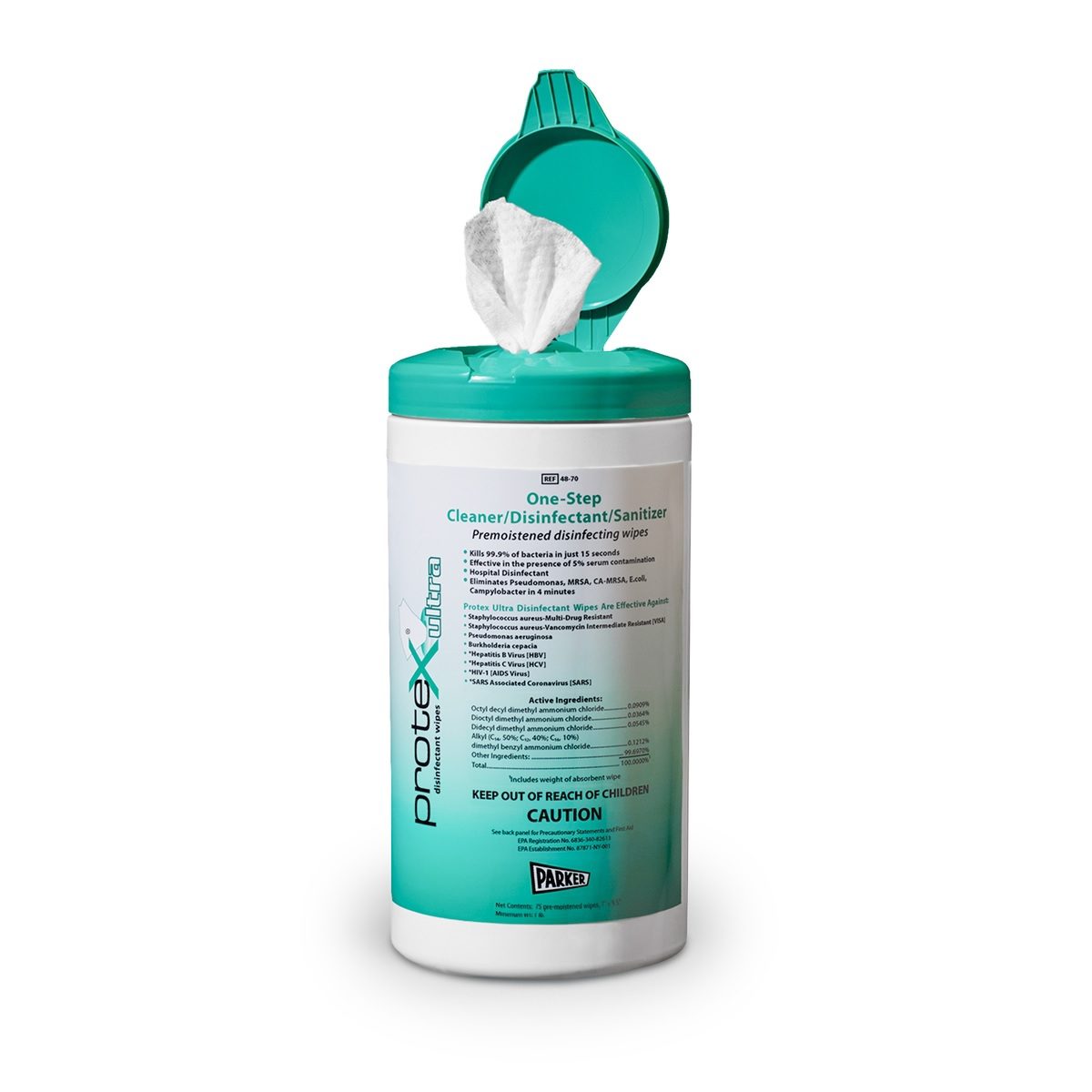 TOALLITAS PROTEX DESINFECTANTE CANISTER 75 UDS.