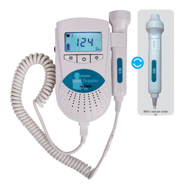 Detector de latidos cardiofetales DP6000 Trismed