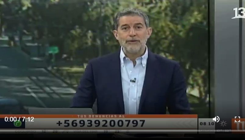 Canal 13 AM – Presentación Test de Aire Espirado